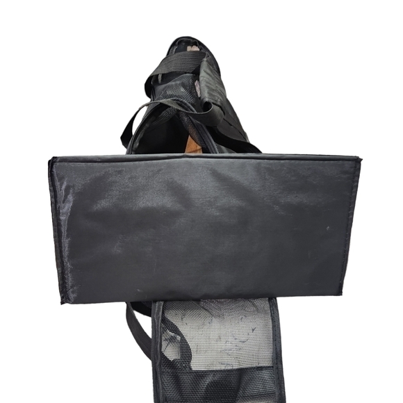 PORTABLE Foldable Cat/Dog Transport Bag Carrier Bag Mesh Breathable Travel Bag - Picture 9 of 9